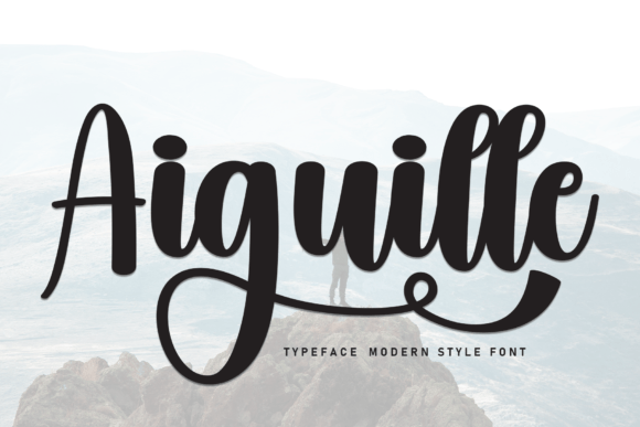 Aiguille: A Handwritten Font That Elevates Editorial Design