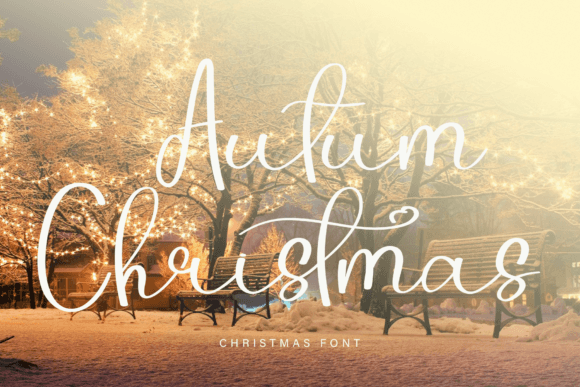 Autum Christmas: A Quirky Script Font for Modern Editorial Design