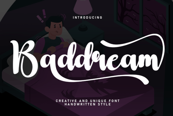 Baddream: Elevate Your Craft Projects with a Delicate Script Font