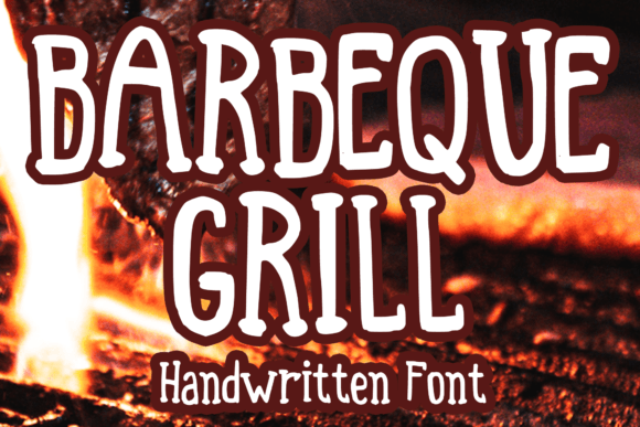 Barbeque Grill: A Whimsical Script Font for Playful Campaign Designs