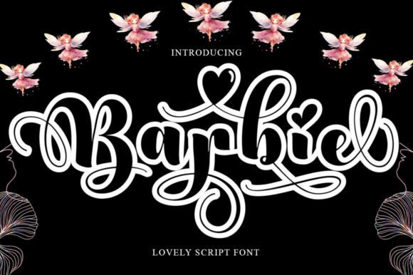 Barbie Outline: A Handwritten Font That Elevates Small Business Branding