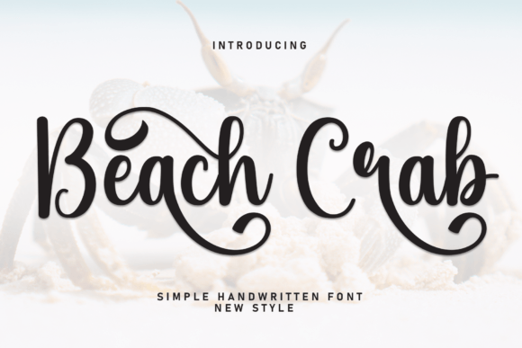 Beach Crab: The Handwritten Font That Makes Campaigns Feel Friendlier