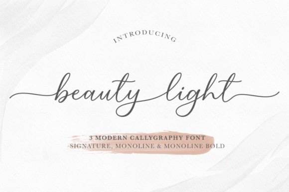 Beauty Light: A Handwritten Script Font for Sophisticated Web Design