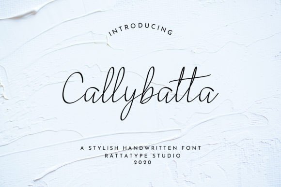 Callybatta: Elevating Editorial Design with a Luxurious Handwritten Typeface