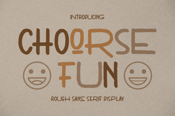 Choorse Fun: A Bold, Playful Typeface for Modern Branding Projects