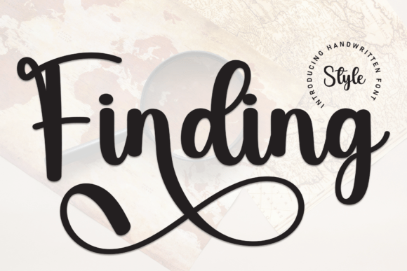Finding: A Sweet Handwritten Font for Crafters and Makers