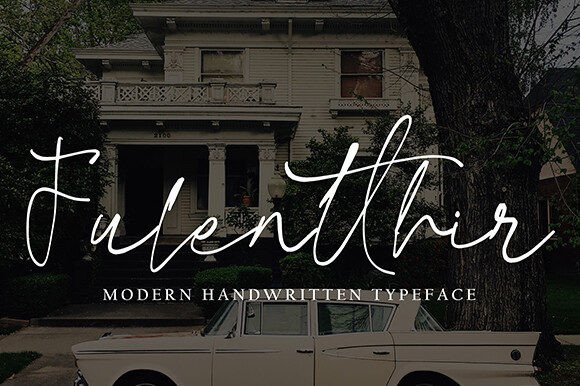 Fulentthir: A Handwritten Font That Elevates Web Design