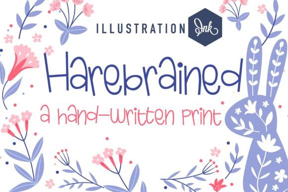 Harebrained: A Whimsical Sans Serif Font for Crafters & Small Business Makers