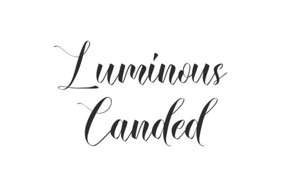 Luminous Canded: A Luxurious Script Font for Modern Editorial Design