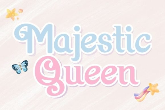 Majestic Queen: A Versatile Script Font for Crafters and Sellers