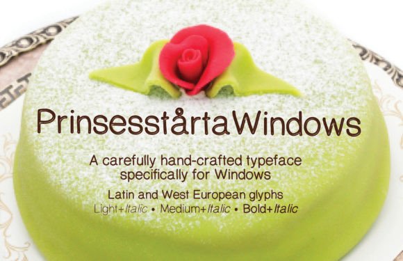 Prinsesstårta: A Sweet Script Font for Crafters and Product Makers
