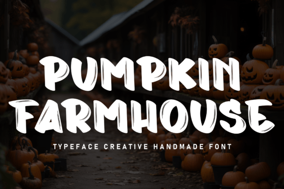Pumpkin Farmhouse: A Handwritten Font for Heartfelt Craft Designs