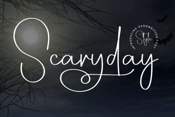Scaryday Font: Elevating Campaign Visuals with Classy Handwritten Typography