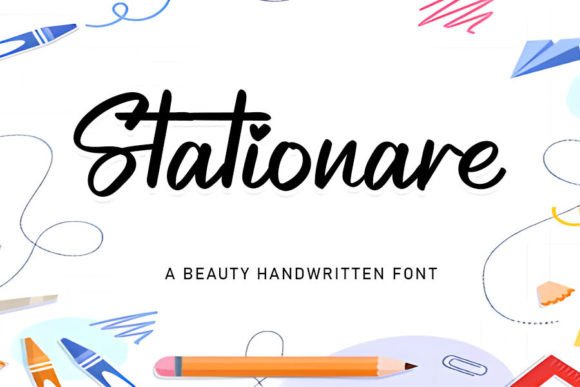 Stationare: A Handwritten Font That Elevates Small Business Branding