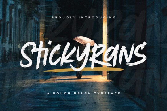 Stickyrans: A Rugged Script Typeface That Elevates Digital Branding
