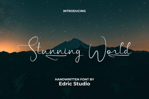 Stunning World Font: Elevating Brand Identity with Elegant Typography