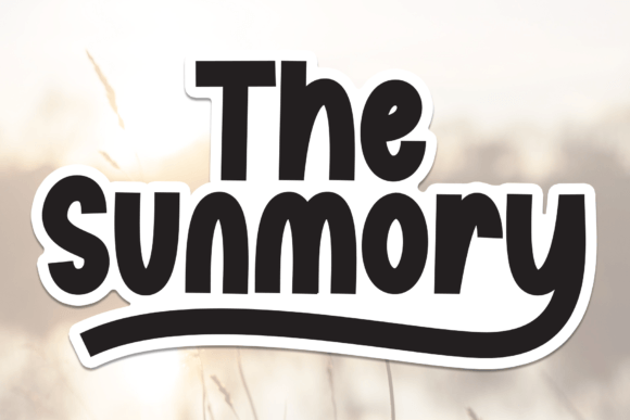 The Sunmory: A Handwritten Font That Brings Elegance to Every Maker’s Project