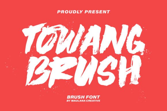 Towang Brush: A Handcrafted Script Font for Editorial Design and Digital Publishing