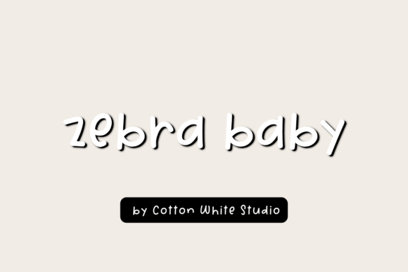 Zebra Baby: A Handwritten Font That Elevates Digital Brand Typography