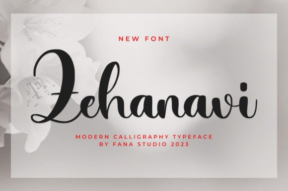 Zehanavi: A Designer’s Script Font for Modern Branding Projects